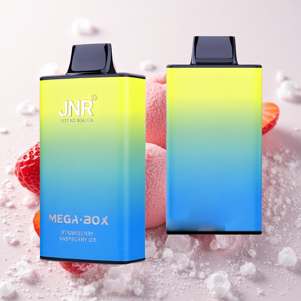 Maasika-Vaarikajää JNR Mega Box 25000 Puffs 30ml Mahutavusega