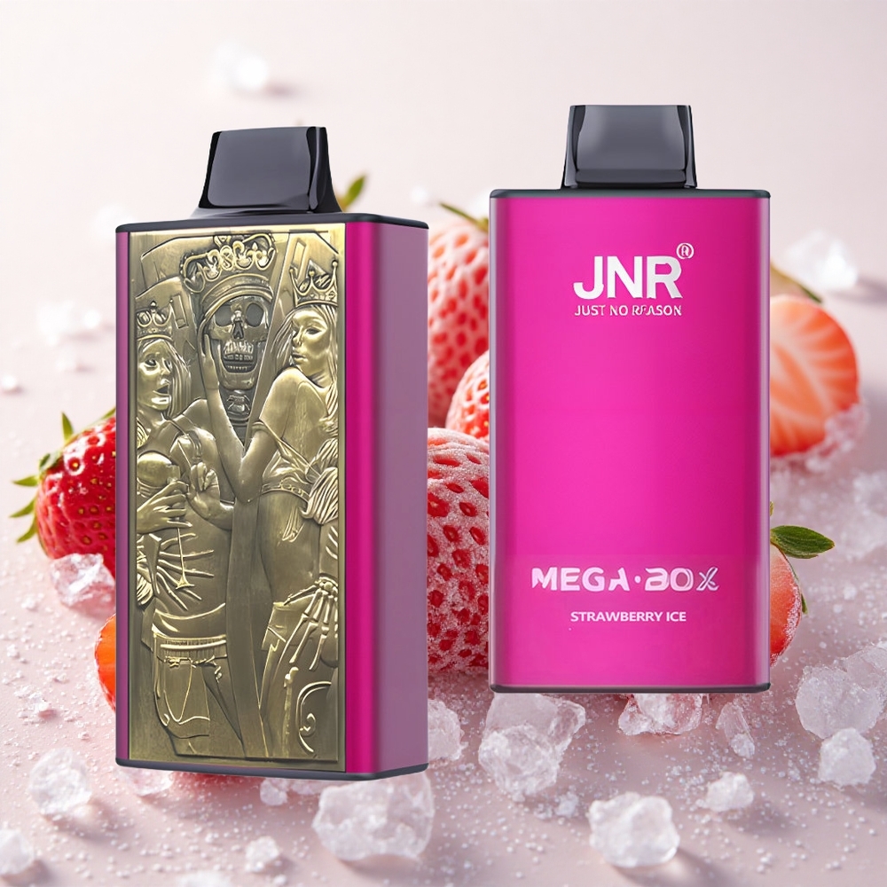 Maasikajää JNR Mega Box 25000 Puffs Ühekordne Vape