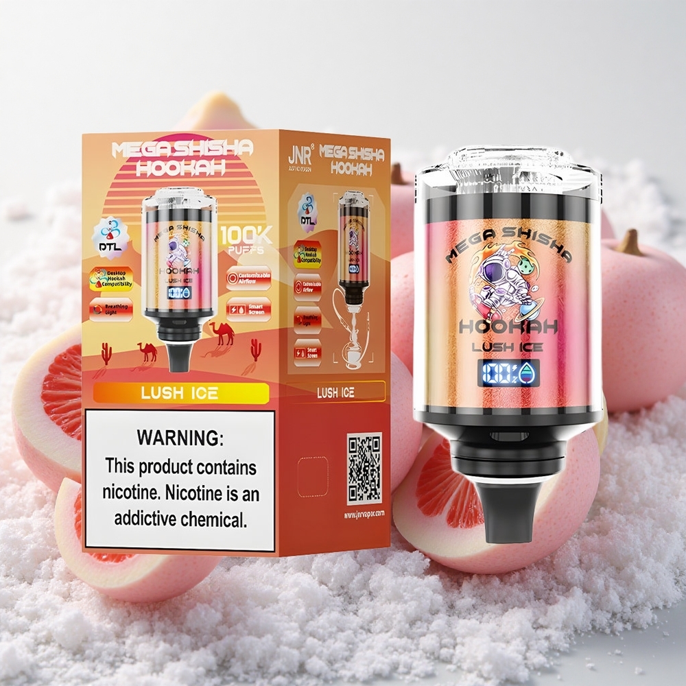 Lõhnav Jää JNR Mega Shisha Hookah 100K 60 ml e-vedeliku maht