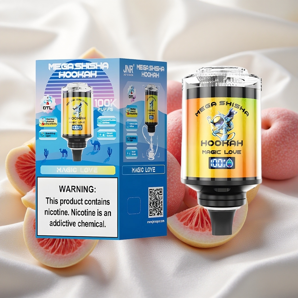 Magic Armastus JNR Mega Shisha Hookah 100K 60 ml e-vedeliku maht