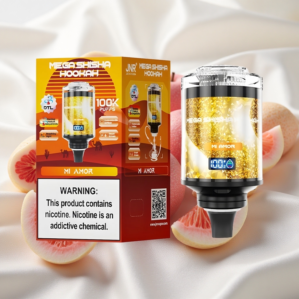 Mi Armastuse JNR Mega Shisha Hookah 100K 60 ml e-vedeliku maht