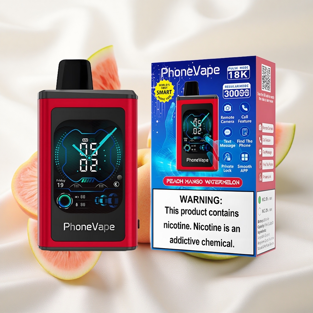 Virsi-mango-arbuusi JNR PhoneVape 30000 sõhku Täisekraaniga Kaugkaamera