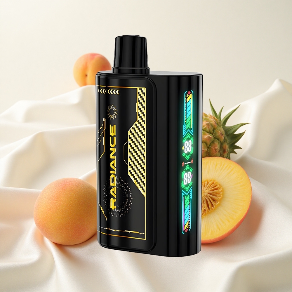 Virsi-Marja-Ananass JNR Radiance 31000 Puffs Täidetav Vape 28ml Vedelikuga