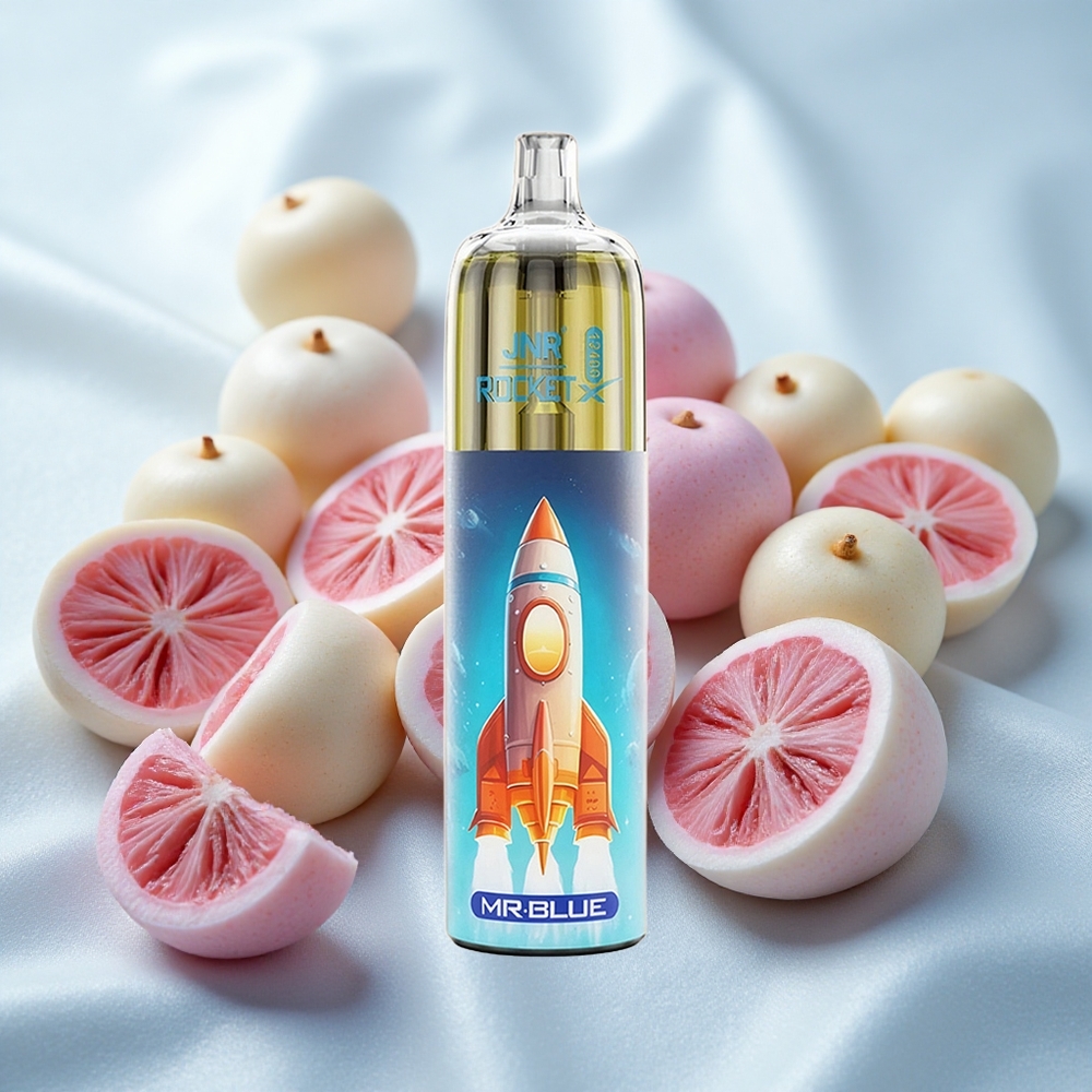 Sinine JNR Rocket-X 12400 Puffs Ühekordne Vape 25ml e-vedelikuga