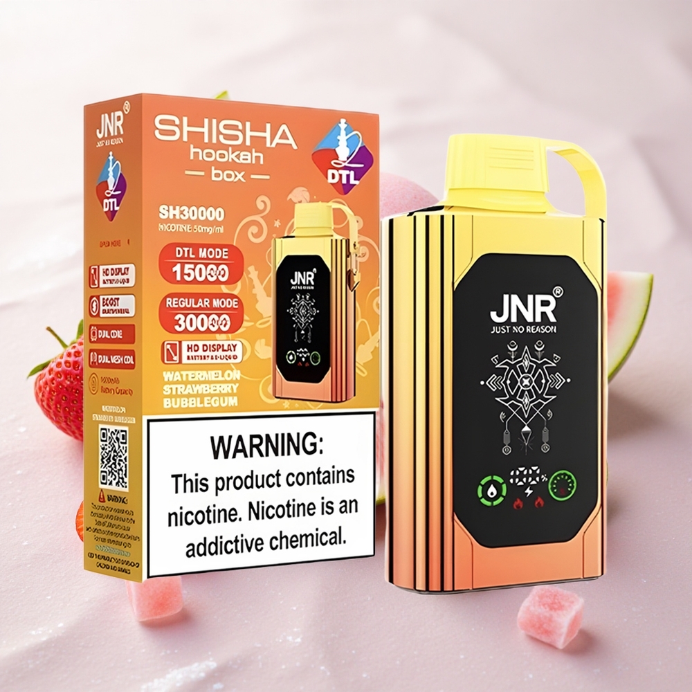 Arbuusi-Maasika Mullikommi JNR Shisha Hookah Box 20500 Puffs Ühekordne Vape HD Ekraaniga 1000mAh Patarei 25ml Vedeliku Mahutiga