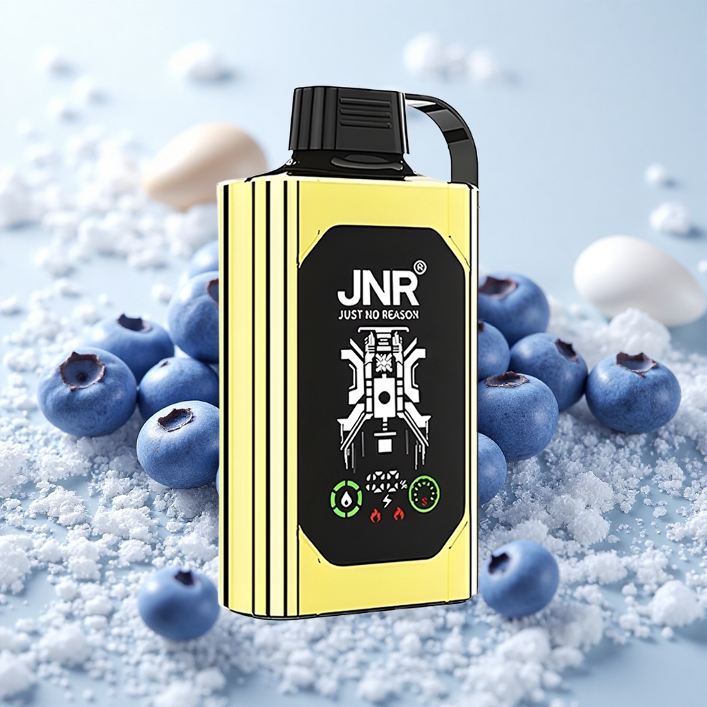 Mustika-Jää JNR Shisha Hookah Box 20500 Puffs 25ml Kahetuumaline Mähis