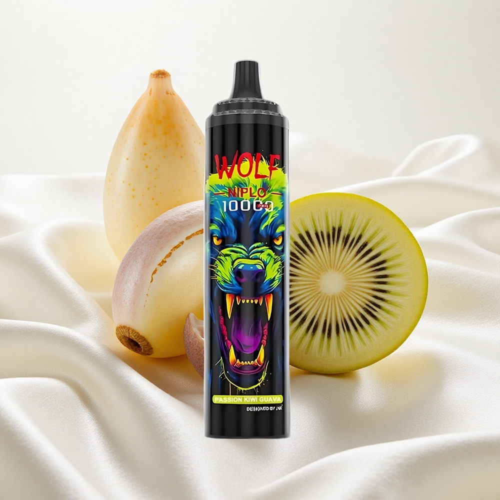 Passioonika Kiivi Guava JNR Wolf Niplo 10000 Puffs 20ml Type-C