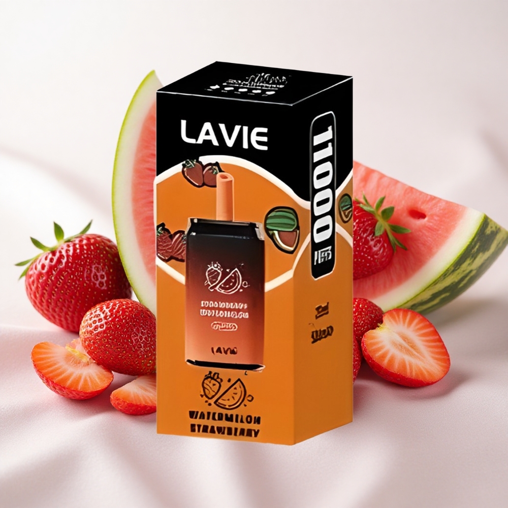Maasika-Arbuusi Lavie Aurora 11000 Puffs 22ML Tüüp-C Laetav
