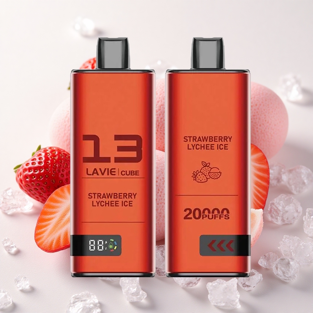 Maasika-Litsi Jää Lavie Cube 20000 Puffs 28ML Type C