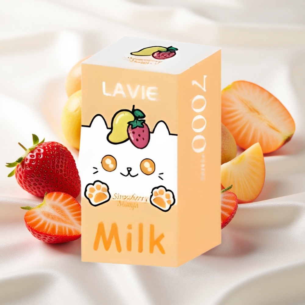 Maasika-Mango Lavie Milk 7000 Puffs Ühekordne Vape 16ML
