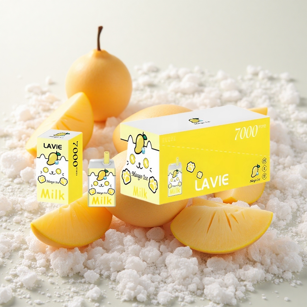 Mango-Jää Lavie Milk 7000 Puffs Ühekordne Vape 16ML