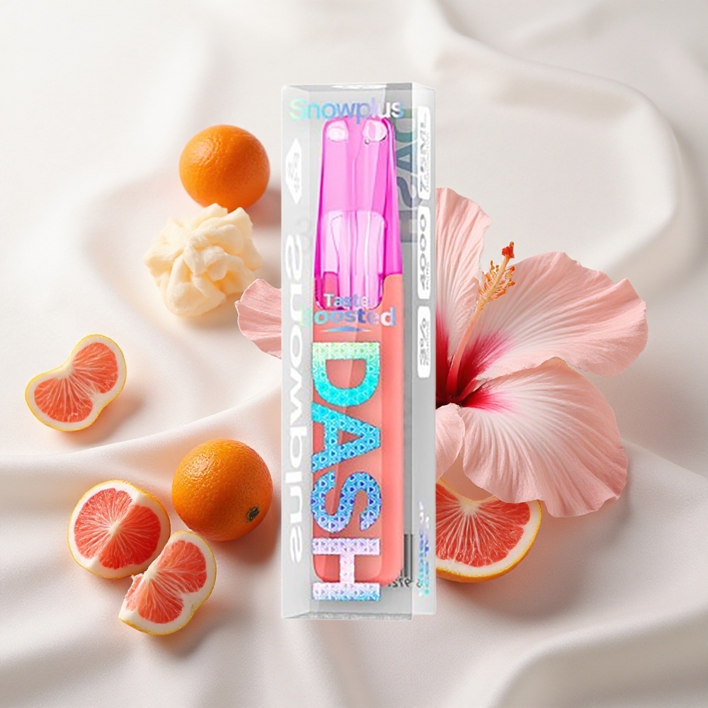 Hibiskuse Jäätee Snowplus Dash 4000 Puffs Seade 7,5 ml