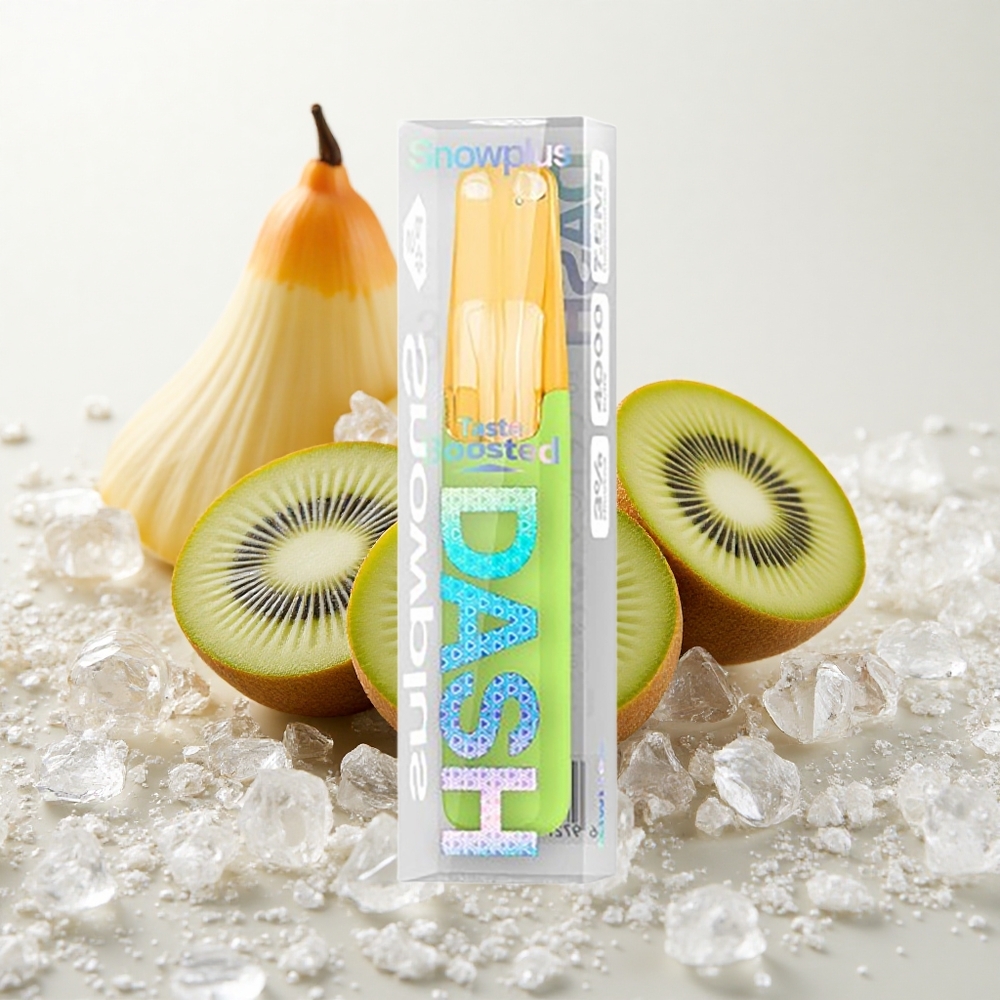 Kiivi jää Snowplus Dash 4000 Puffs Ühekordselt Kasutatav Seade 7,5 ml