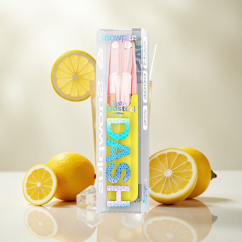 Lemonise Jäätee Snowplus Dash 4000 Puffs Ühekordselt Kasutatav Seade7,5 ml