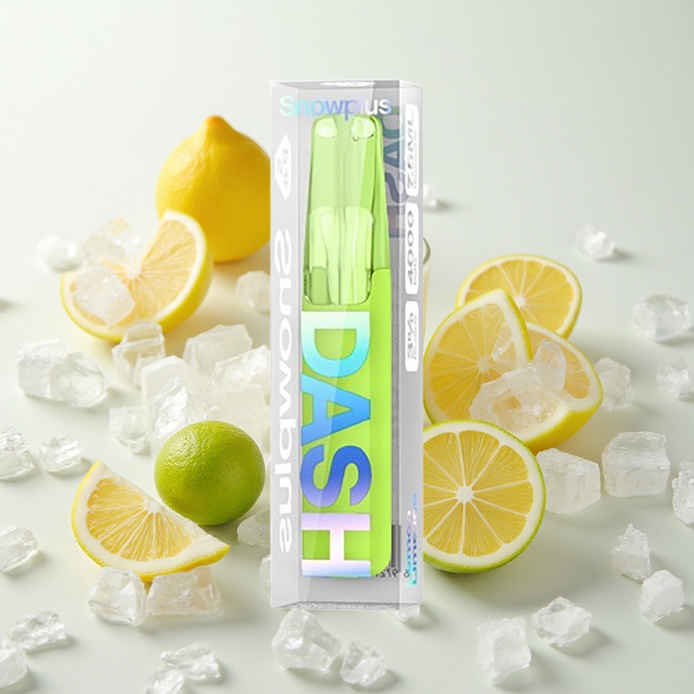 Sidruni-laimi jää Snowplus Dash 4000 Puffs 7,5 ml