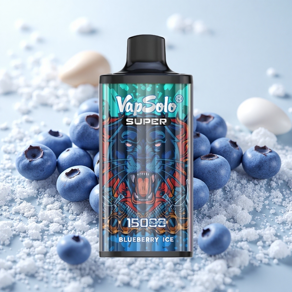 Mustika-Jää Vapsolo Super 15000 Puffs Lahtistatav Vape 40ml