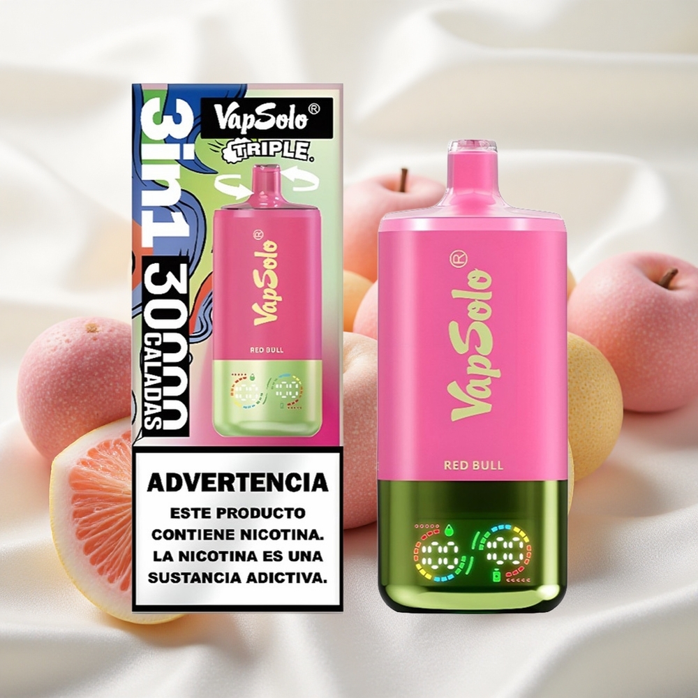 Red Bulli VapSolo Triple 3-suudmega 30000 Puffs 40ml
