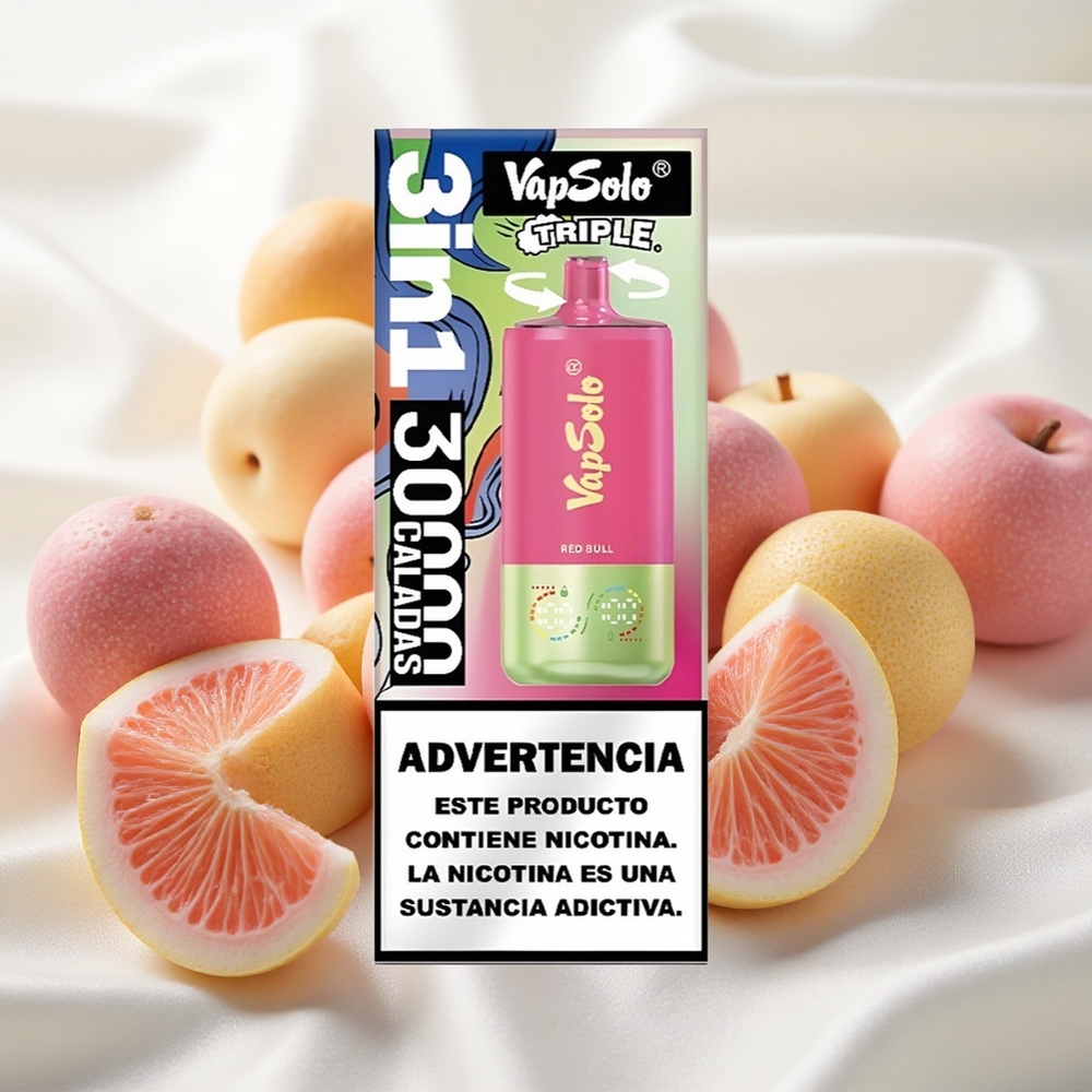Red Bulli VapSolo Triple 3-suudmega 30000 Puffs 40ml