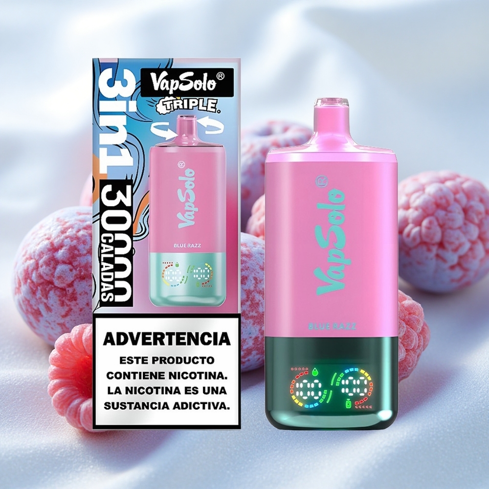 Sinine Sõstar Vapsolo Triple 3-suuk 30000 Puhangut 40ml