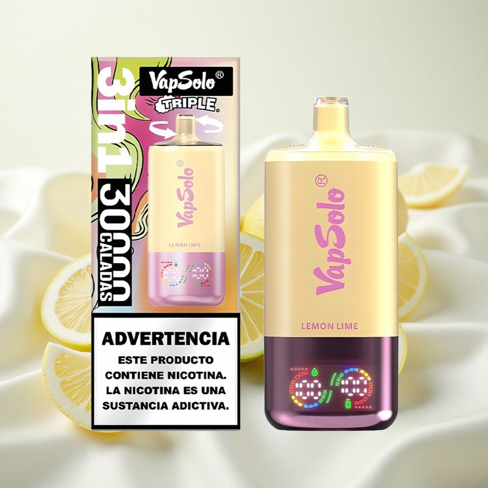 sidrunipirnipuu VapSolo Triple 3 suudme 30000 tõmbe 40ml mahuti