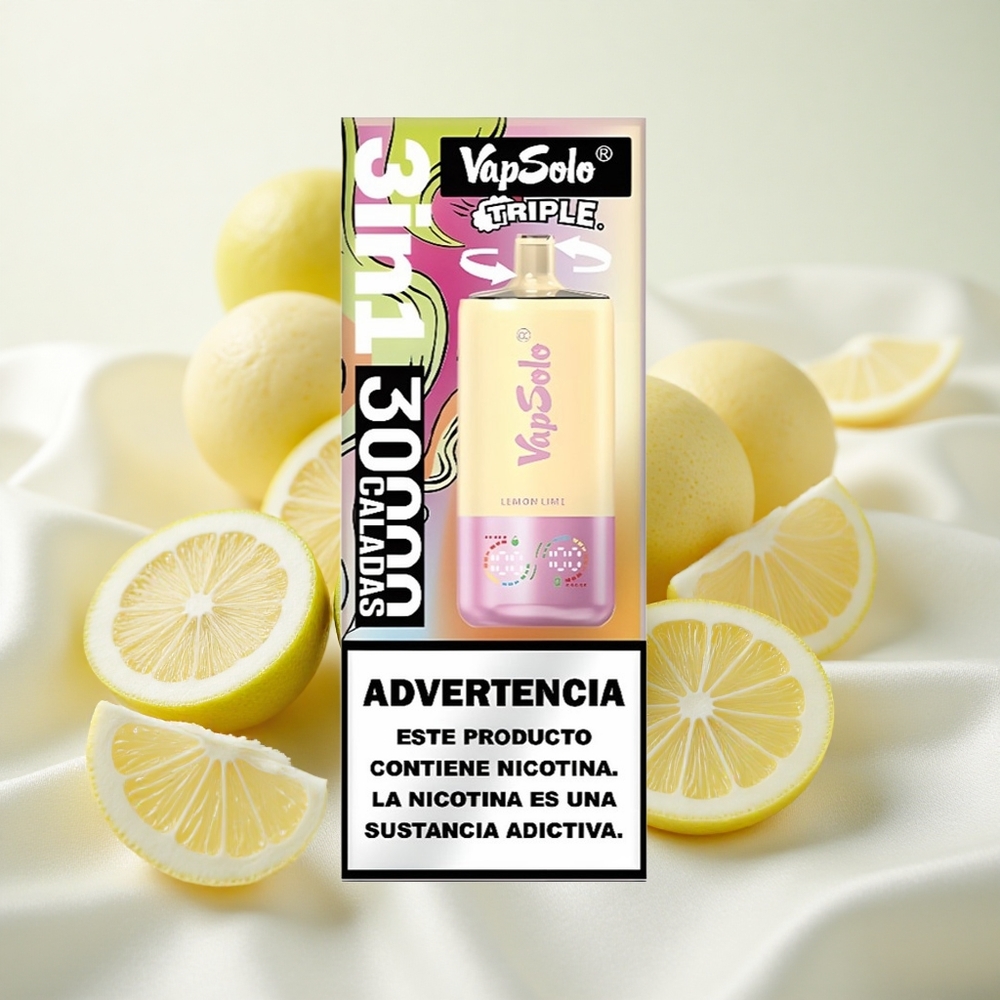 sidrunipirnipuu VapSolo Triple 3 suudme 30000 tõmbe 40ml mahuti