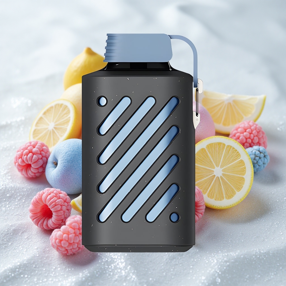 Sinine Vaarikas Sidrun VOZOL GEAR 10000 Ühekordne Vape 10000 Puhangut