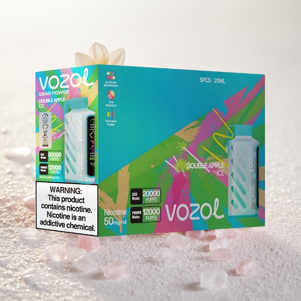 Kaksikõunajää VOZOL Gear Power 20000 Puffs Dual Mesh Coil