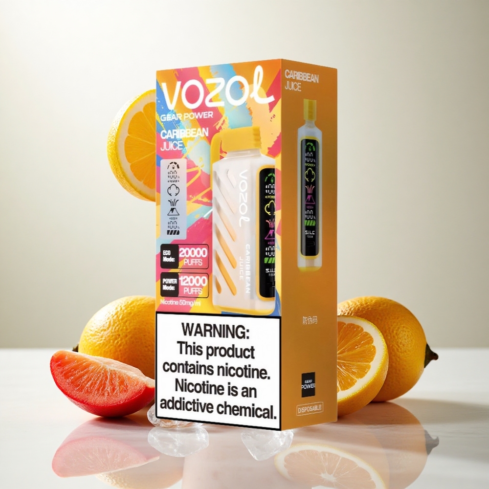 Kariibi Mahla VOZOL Gear Power 20000 Puffs Ühekordne Vape 20mL