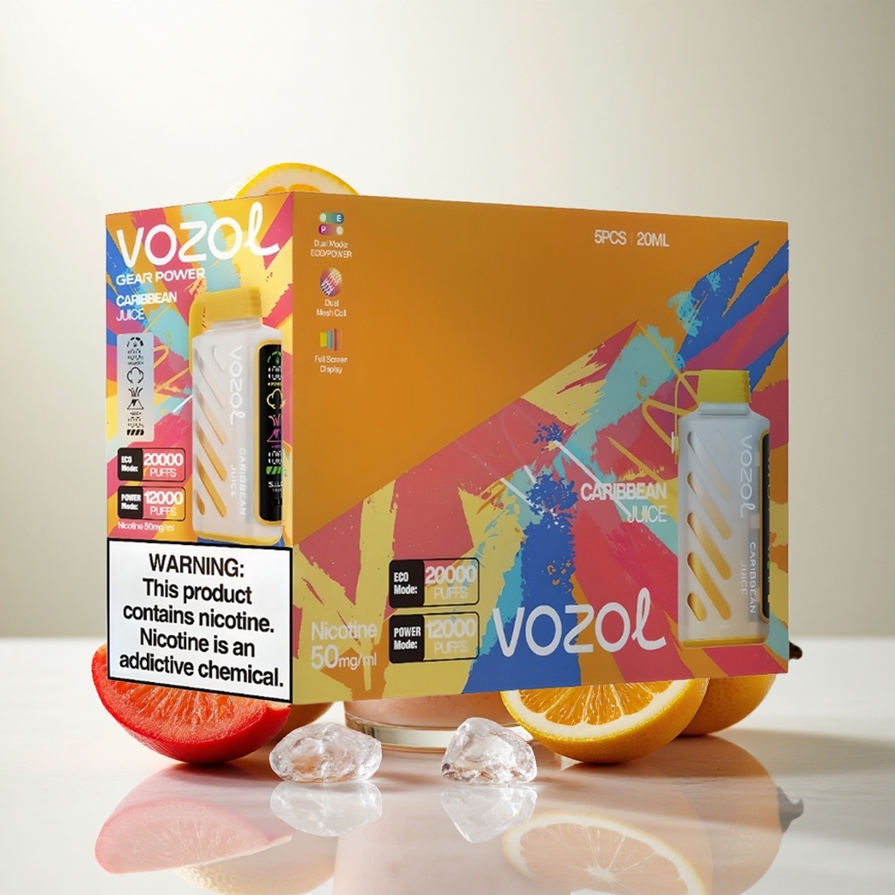 Kariibi Mahla VOZOL Gear Power 20000 Puffs Ühekordne Vape 20mL