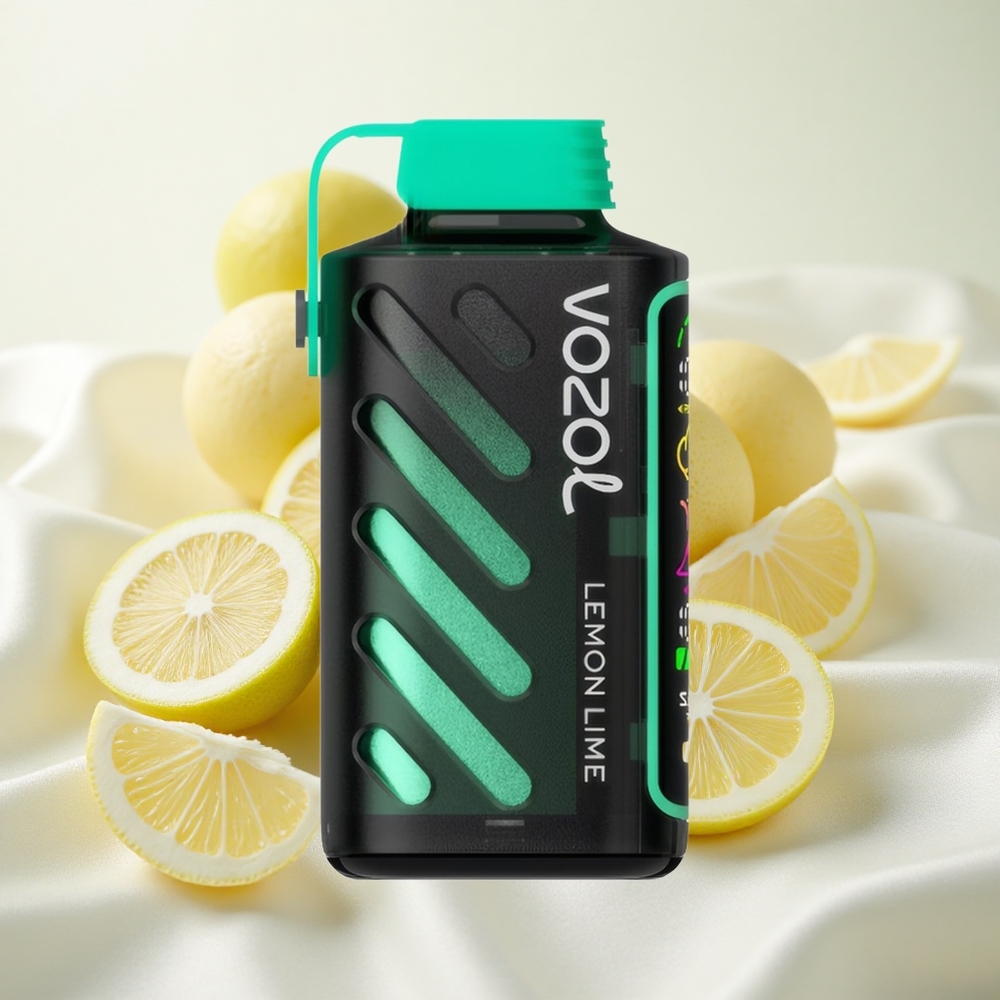 sidrunipurakas VOZOL Gear Power 20000 Puffs 20mL kahe võrguga mähis