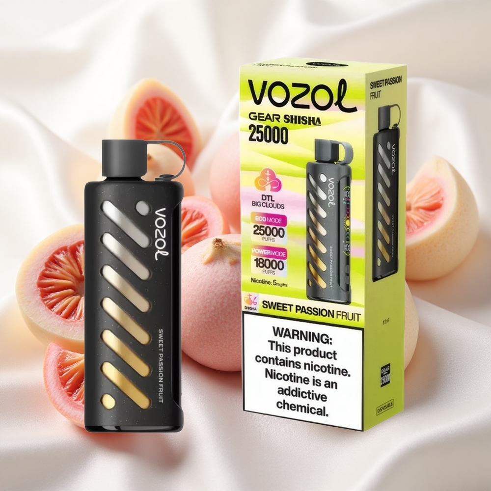 Magus Passioonivilja VOZOL Gear Shisha 25000 Puffs Topeltvõrk Režiimiga