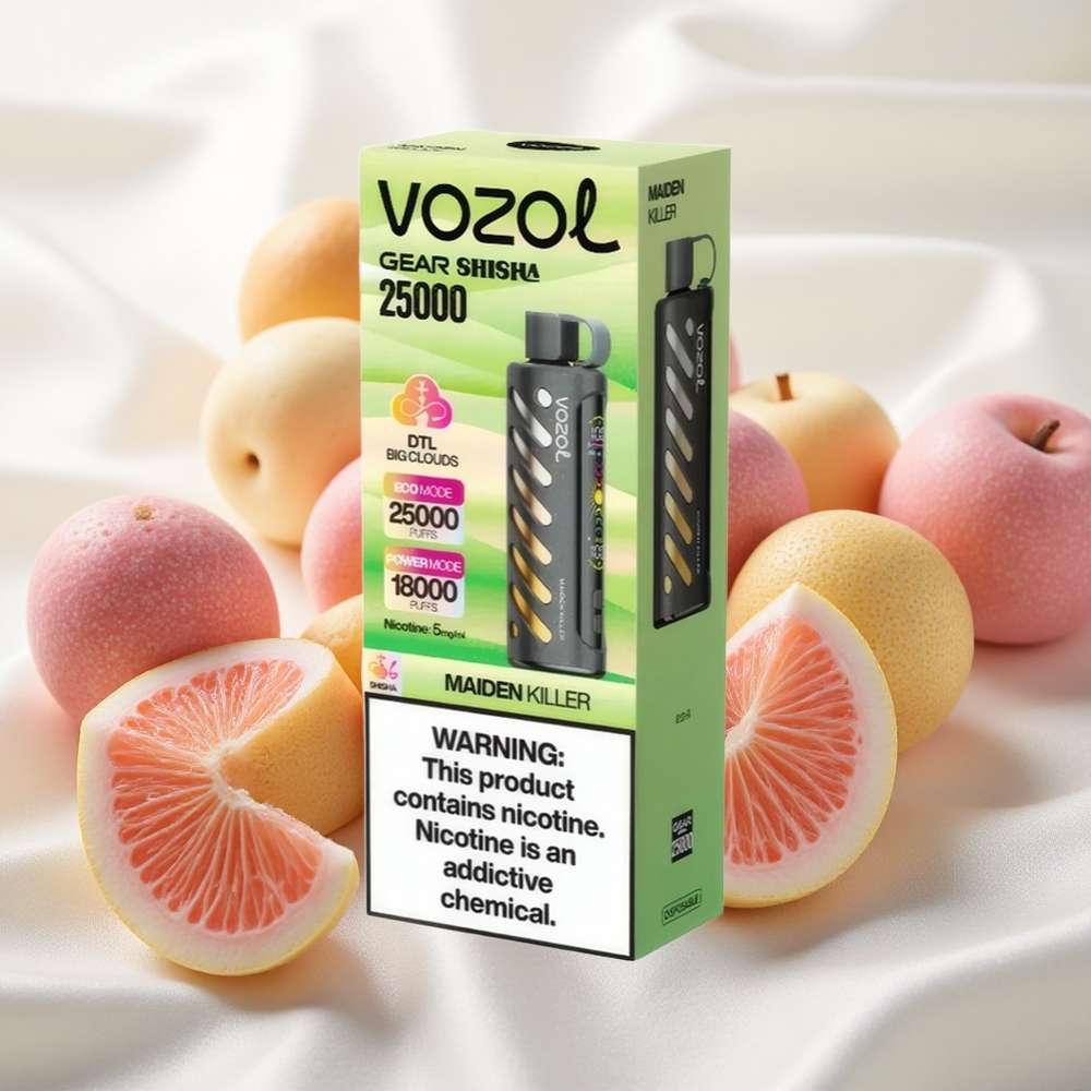 Maitsete Kombinatsioon VOZOL Gear Shisha 25000 Puffs Dual Mesh Dual Modes 1000mAh