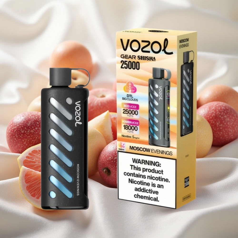 Moskva Õhtud VOZOL Gear Shisha 25000 Sūgaviku Kahe Režiimiga