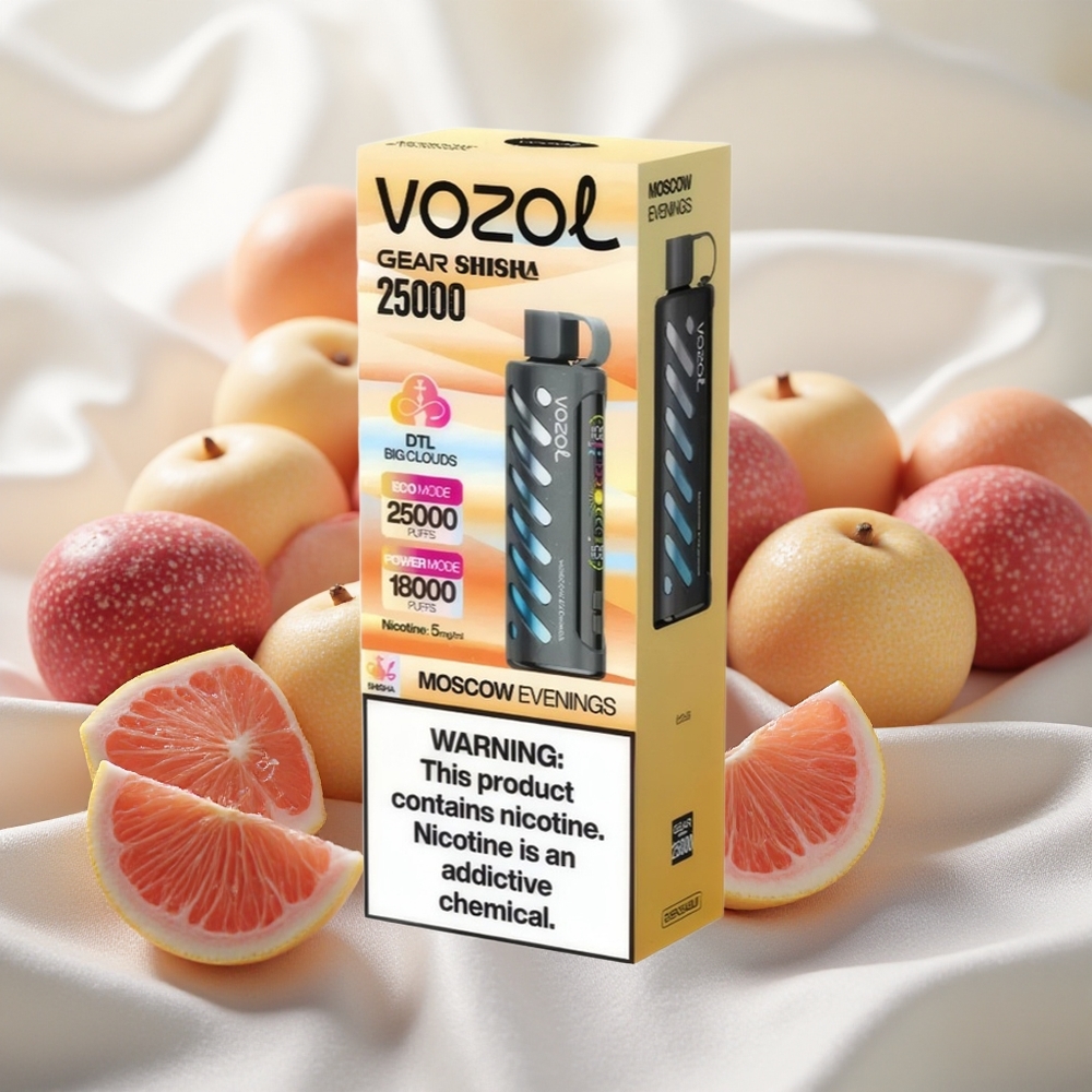Moskva Õhtud VOZOL Gear Shisha 25000 Sūgaviku Kahe Režiimiga