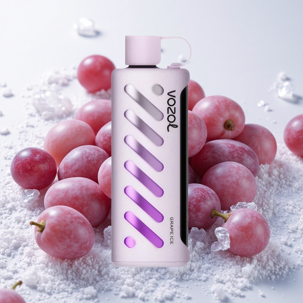 Viinamarja-Jää VOZOL Gear Shisha 25000 Sõõmikut Dual Mesh