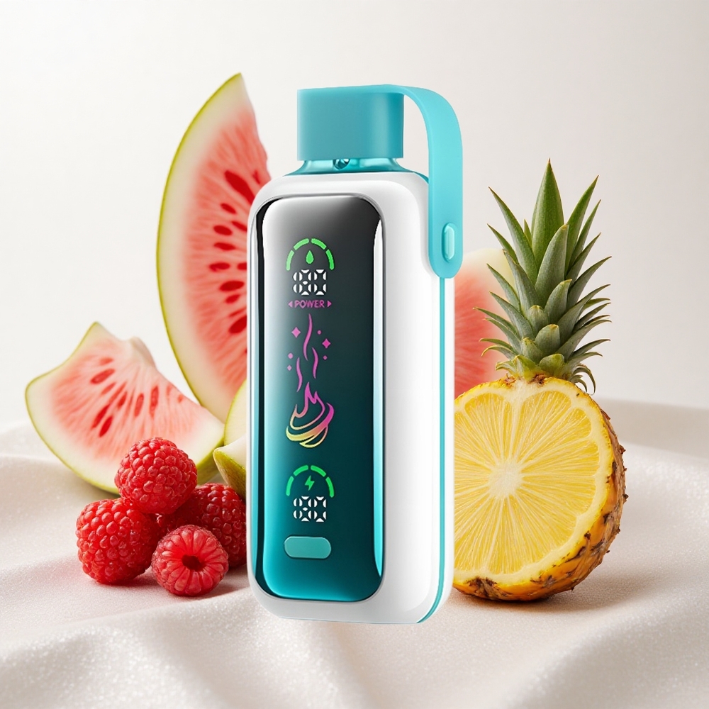 Virsika-Õuna-Arbuusi-Ananass VOZOL Star 20000 Puffs topeltvõrk 650mAh