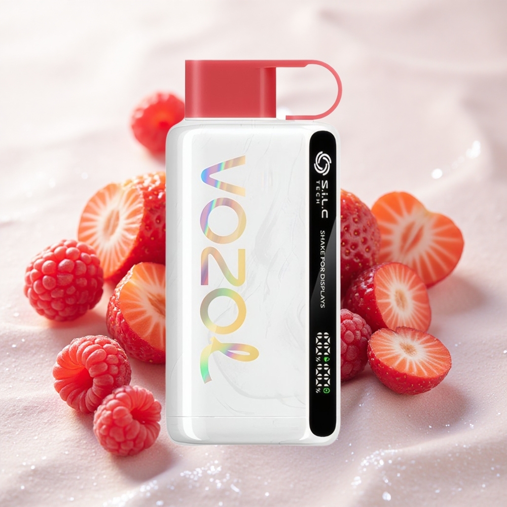 Maasika-Vaarik-Kirs VOZOL STAR 9000/12000 Ühekordne Vape 650mAh Akuga